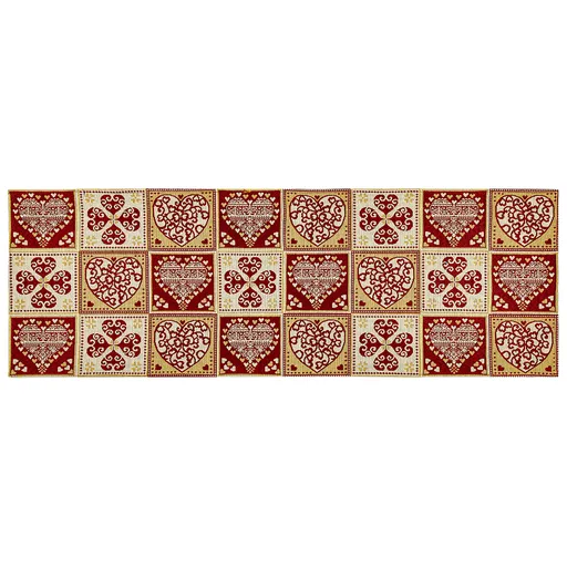 Traversă Inimă roșie, 32 x 96 cm