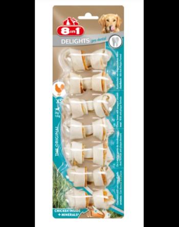 8in1 Delights oase dentare XS 7 buc