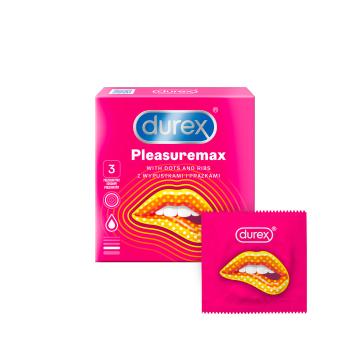 Durex Prezervative Pleasuremax 3 buc.