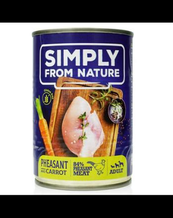 SIMPLY FROM NATURE conserve hrana umeda pentru caini 6 x 400 g + recompensa GRATIS