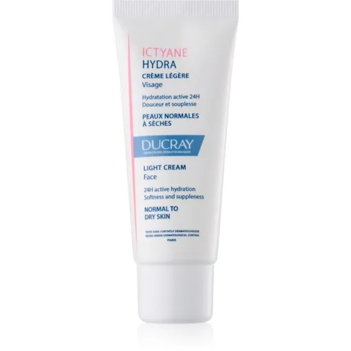 Ducray Ictyane crema hidratanta usoara pentru piele normala si uscata 40 ml