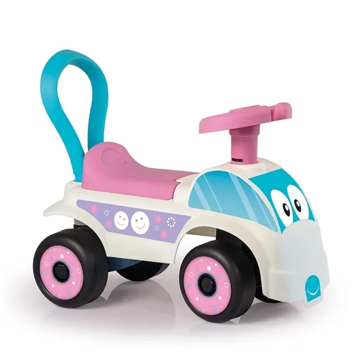 Mașinuță copii Dolu, alb și roz