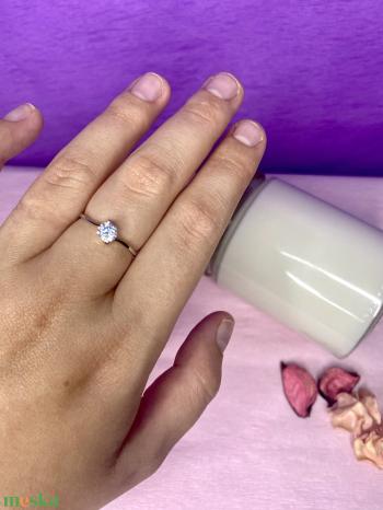 925-ös ezüst gyűrű a gyertyában - 57 mm