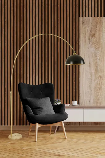 Lampadar, Opviq, 534LUN4257, Aur/Negru