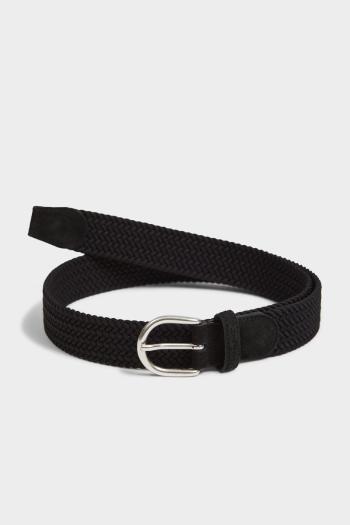 OPASEK GANT ELASTIC BRAID BELT BLACK