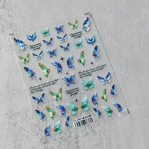 Abtibild Unghii Oranjollie, 5D TS-2408