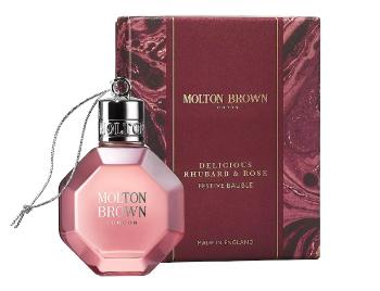 Molton Brown Kúpeľový a sprchový gél Delicious Rhubarb & Rose Festive Bauble (Bath & Shower Gél) 75 ml