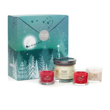 Yankee Candle Set cadou de Crăciun lumânări votive in sticlă