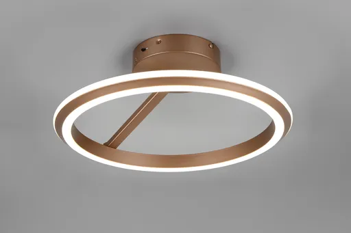 Plafoniera Amador, TRIO, 45x23 cm, 34W, 1x SMD, metal, aramiu