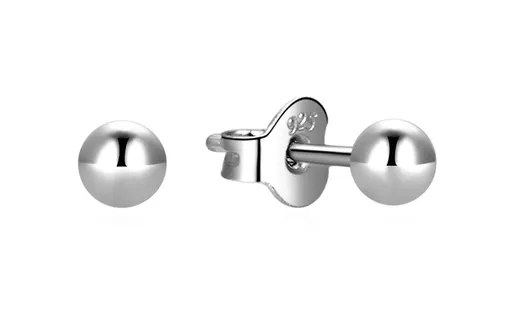 MOISS Cercei minimaliști din argint E000142 0,5 cm