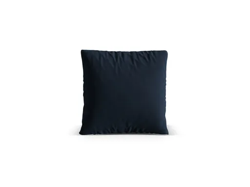 Perna decorativa, Nuria-88, Micadoni Home, 40x40 cm, catifea, albastru inchis