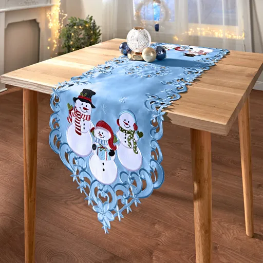Ruletă de masă "Snowman" 130 x 40 cm