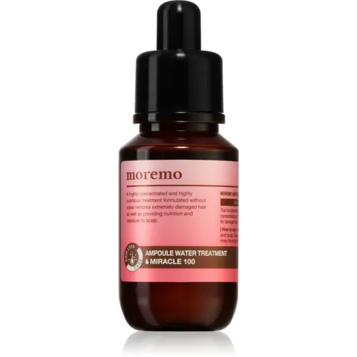 moremo Water Treatment Miracle 100 tratament intens regenerativ pentru par si scalp 30 ml