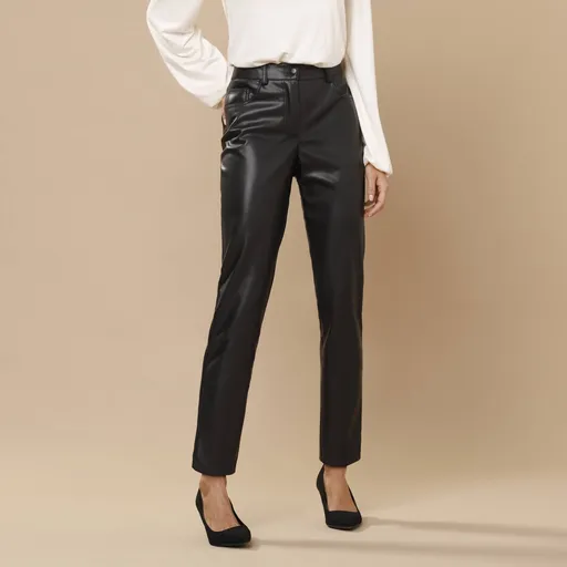 Pantaloni din piele artificială 7/8