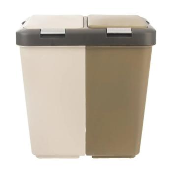 Coș de gunoi Orion DUO DUST, 2 x  20 l, 40 l