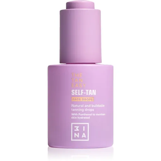 3INA The Tan Easy Self-Tan Face Drops picaturi pentru bronzare faciale 30 ml