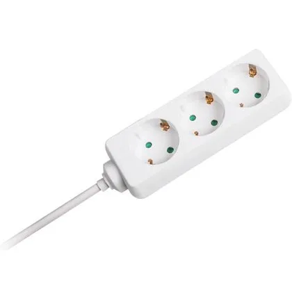 Prelungitor 3 cai 3M(3G1.5MM2) alb V-TAC SKU-8755