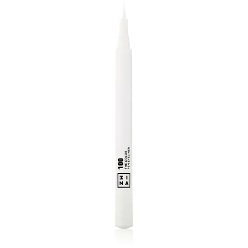 3INA The Color Pen Eyeliner tuș de ochi tip cariocă culoare 100 - White 1 ml