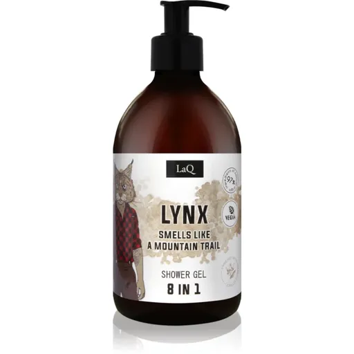 LaQ Lynx From Mountain gel de dus racoritor 8 in 1 500 ml