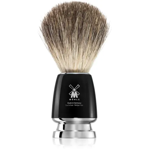 Mühle RYTMO Pure Badger pamatuf pentru ras din par de bursuc Black Resin 1 buc