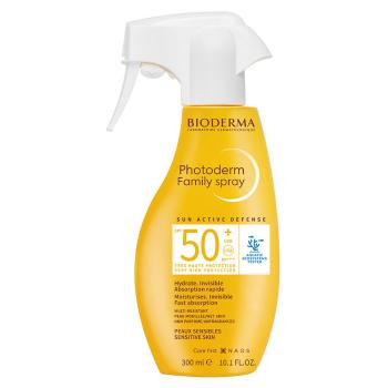 Bioderma Spray de protecție solară pentru pielea sensibilă SPF 50+ Photoderm (Family Spray) 300 ml
