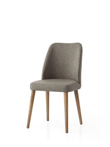 Set scaune 4 piese, Hanah Home, Luna, Cappuccino