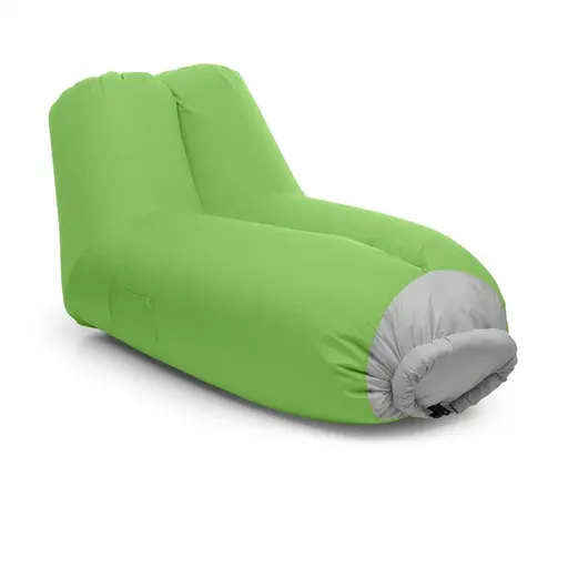 Blumfeldt Airchair, scaun gonflabil, 90x80x150cm, rucsac, lavabil, poliester, verde