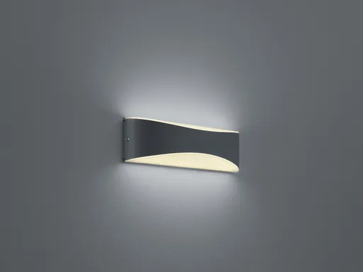 Aplica de perete pentru exterior Konda, TRIO, 23x5.6x7.2 cm, 9W, 1x SMD, aluminiu/plastic, antracit