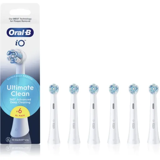 Oral-B iO Ultimate Clean capete de schimb pentru periuta de dinti White 6 buc