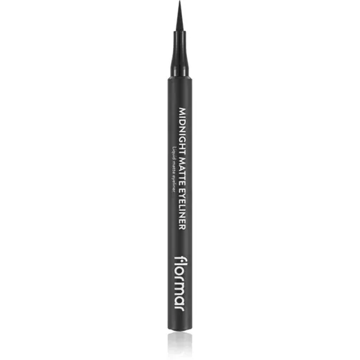 flormar Midnight Matte Eyeliner eyeliner în fix cu efect matifiant culoare 01 Black 1,2 ml
