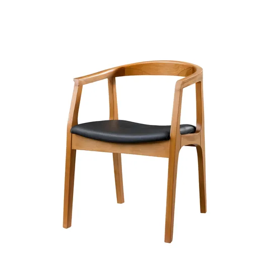 Scaun de sufragerie Albero Black and Walnut