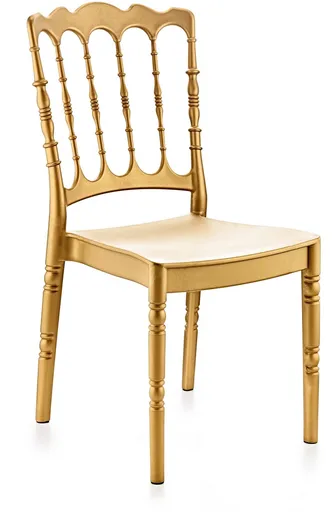 Scaun, Hanah Home, Esteta Classic, 55x92x43 cm, Maro deschis