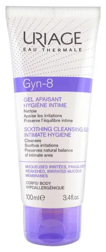 Uriage Gel de curățare liniștitor pentru igiena intimă Gyn 8 (Soothing Cleansing Gel) 100 ml