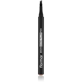 flormar Brow Micro Filler Pen creion pentru sprancene culoare 001 Light Brown 1.1 ml