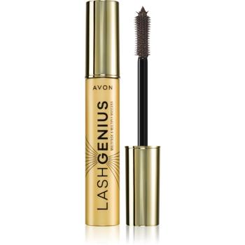 Avon Lash Genius Multitask & Multiply mascara din alge pentru volum , rotire si separare 5 in 1 culoare Brown Black 10 ml