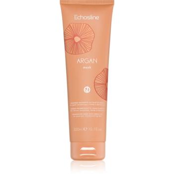 Echosline Argan mask Mască nutritivă pentru păr neted și lucios cu ulei de argan 300 ml