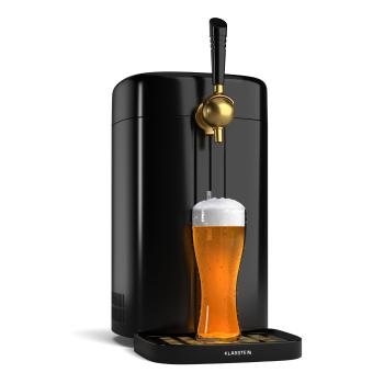 Klarstein Dozator de bere FrostBrew | Sistem de presiune CO2 | Răcire termică | 3-12 °C | Afișaj temperatură LED