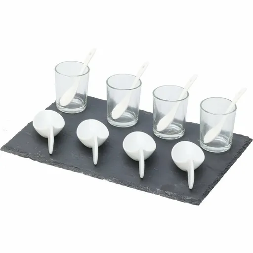 Set de servire pentru gustări EH 13 buc , square