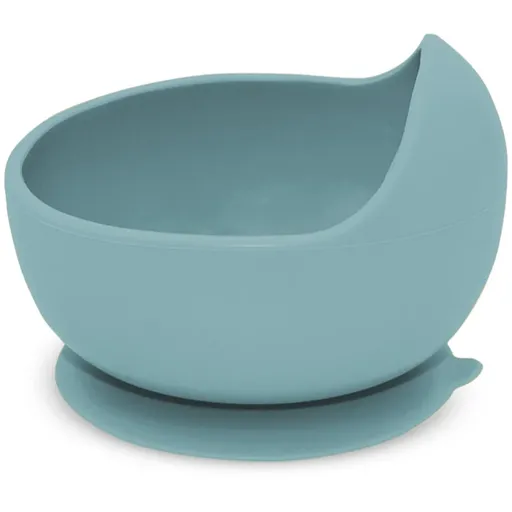 Petite&Mars Take&Match Silicone Bowl castron cu ventuză Frosted Sky 6m+ 1 buc
