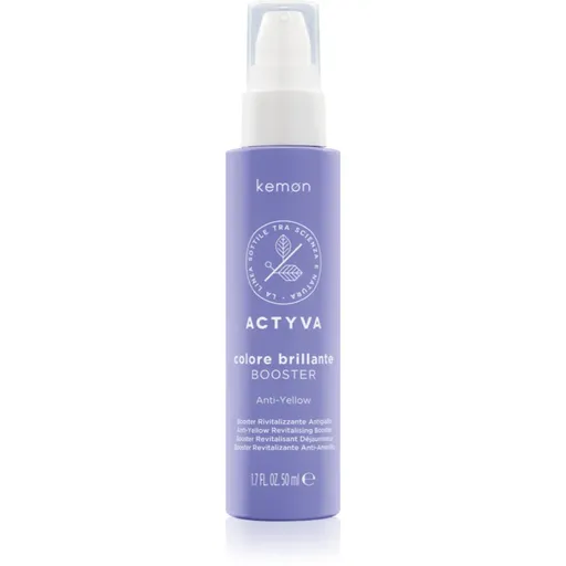 Kemon Actyva Anti-Yellow spray pentru păr neutralizeaza tonurile de galben 50 ml