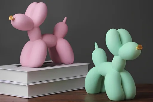 Set de obiecte decorative, CY0416, Poliester, Roz / Verde Mentă