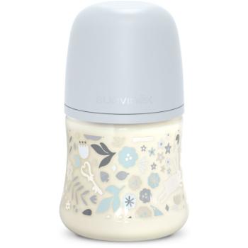 Suavinex Wonderland SX Pro Physiological Anti-Colic kojenecká láhev S Slow Flow 0 m+ Liberty Blue 150 ml