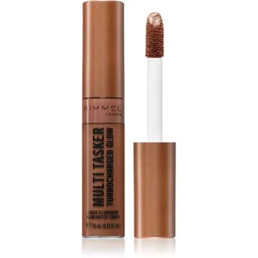 Rimmel Multi-Tasker Turbocharged Glow iluminator lichid culoare 009 Bougie Girl 10 ml