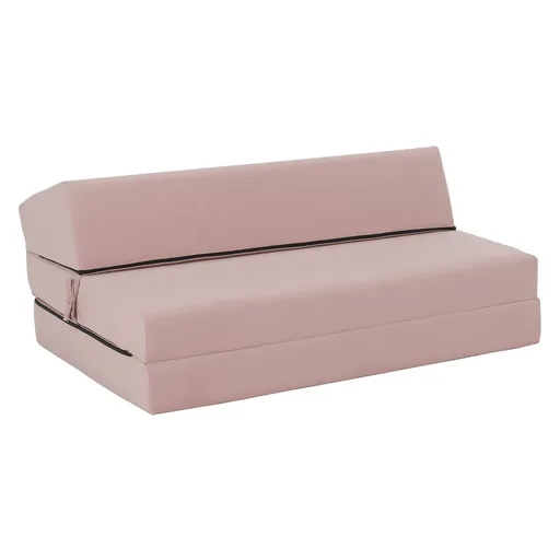 Scaun pliant/saltea VEDIS, rozu, roz deschis