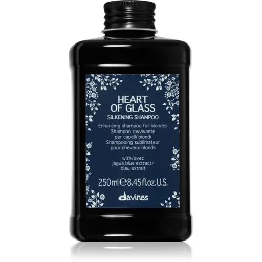 Davines Heart of Glass Silkening Shampoo sampon de curatare delicat pentru par blond 250 ml