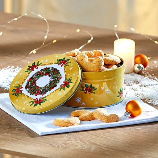 Crema de vanilie într-o cutie de Crăciun