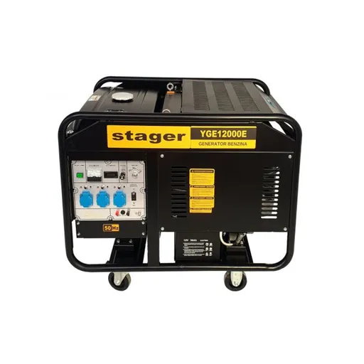 Generator Electric 10.0kW, Monofazat, Benzina, Pornire Electrica, Stager YGE12000E