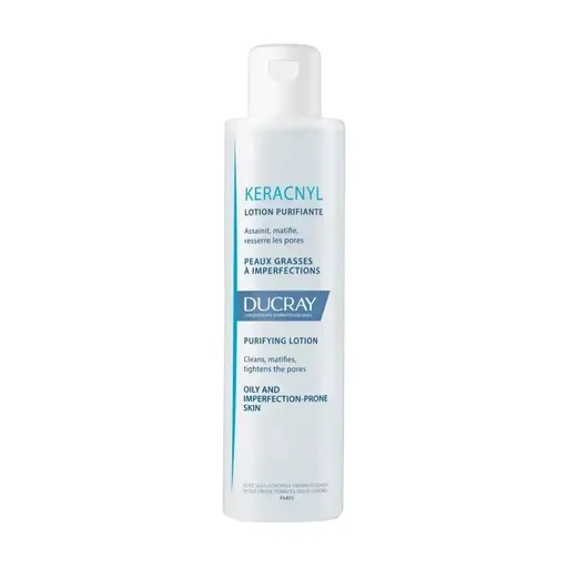 Ducray Apă de curățare facială pentru pielea problematică Keracnyl (Purifying Lotion) 200 ml