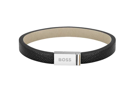 Hugo Boss Brățară moderna din piele Jace 1580336M 17,5 cm