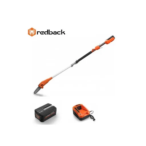 Pachet Fierastrau electric, Emondor cu acumulator, Redback E608D 40V, 2000 mm,acumulator 40V/2Ah, incarcator 40V/2A